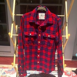 Abercrombie and Fitch flannel shirt, size L.